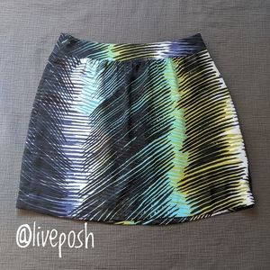 New LOFT Colorful Print Skirt Size 4